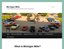 Tablet Screenshot of michiganmille.com